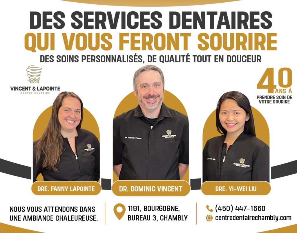 Centre dentaire Vincent et Lapointe